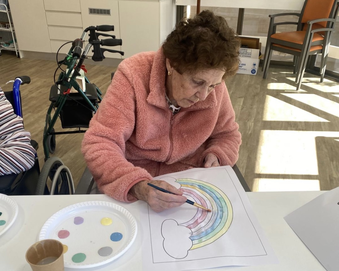 Resident painting