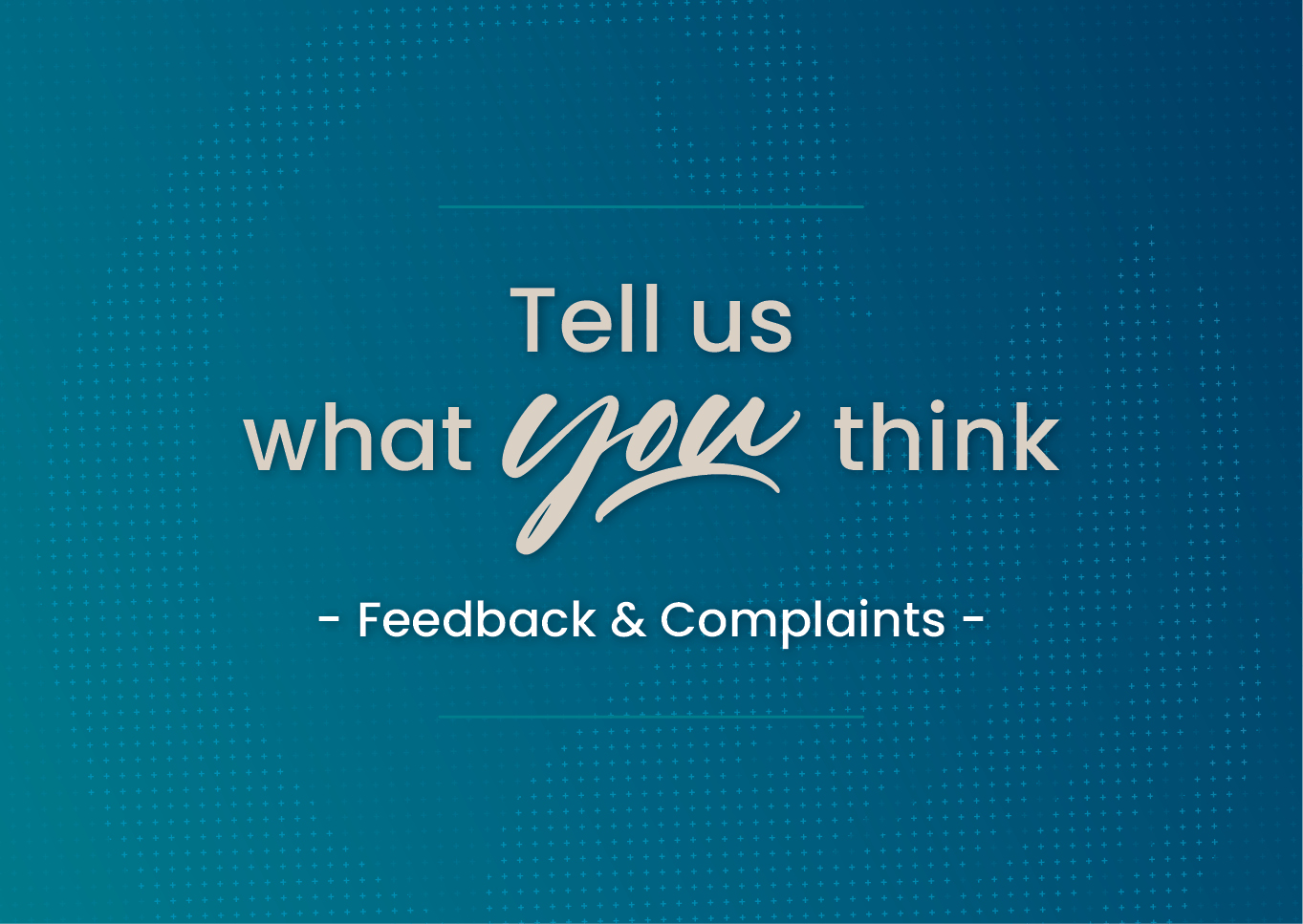Feedback